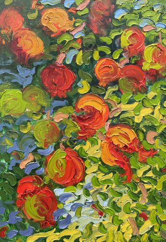 Pomegranate tree von Olga Bezhina, Malerei kaufen auf Select
