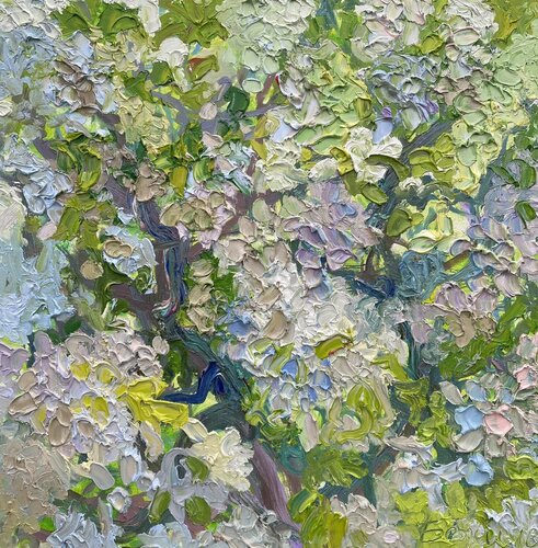Fluffy Spring von Olga Bezhina, Malerei kaufen auf Select