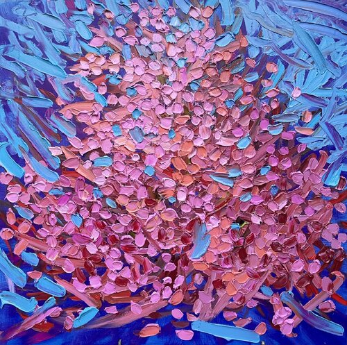 Blooming rose tree von Olga Bezhina, Malerei kaufen auf Select