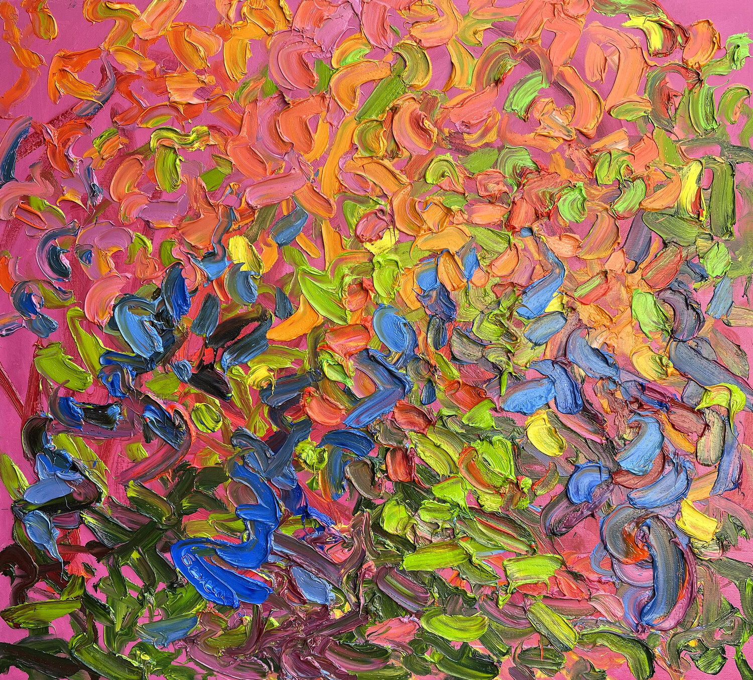 Dancing Vineyard Olga Bezhina Originalgemälde zu verkaufen