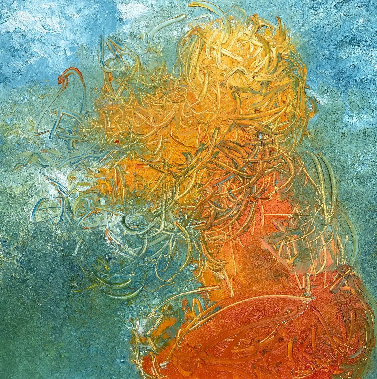 Closer to the sea Olga Bezhina Original painting for sale