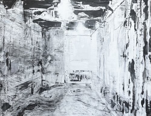 Auschwitz by Alistair Tillen, Painting for Sale on Select