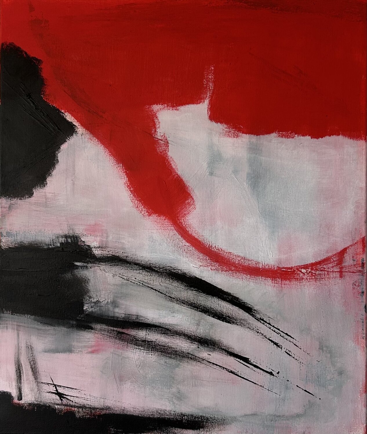 Conversation - On Stage Series Tom Schmid Original painting for sale