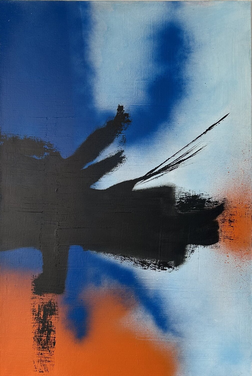 From Atlantis Series - Dancing on the Volcano Tom Schmid Original painting for sale