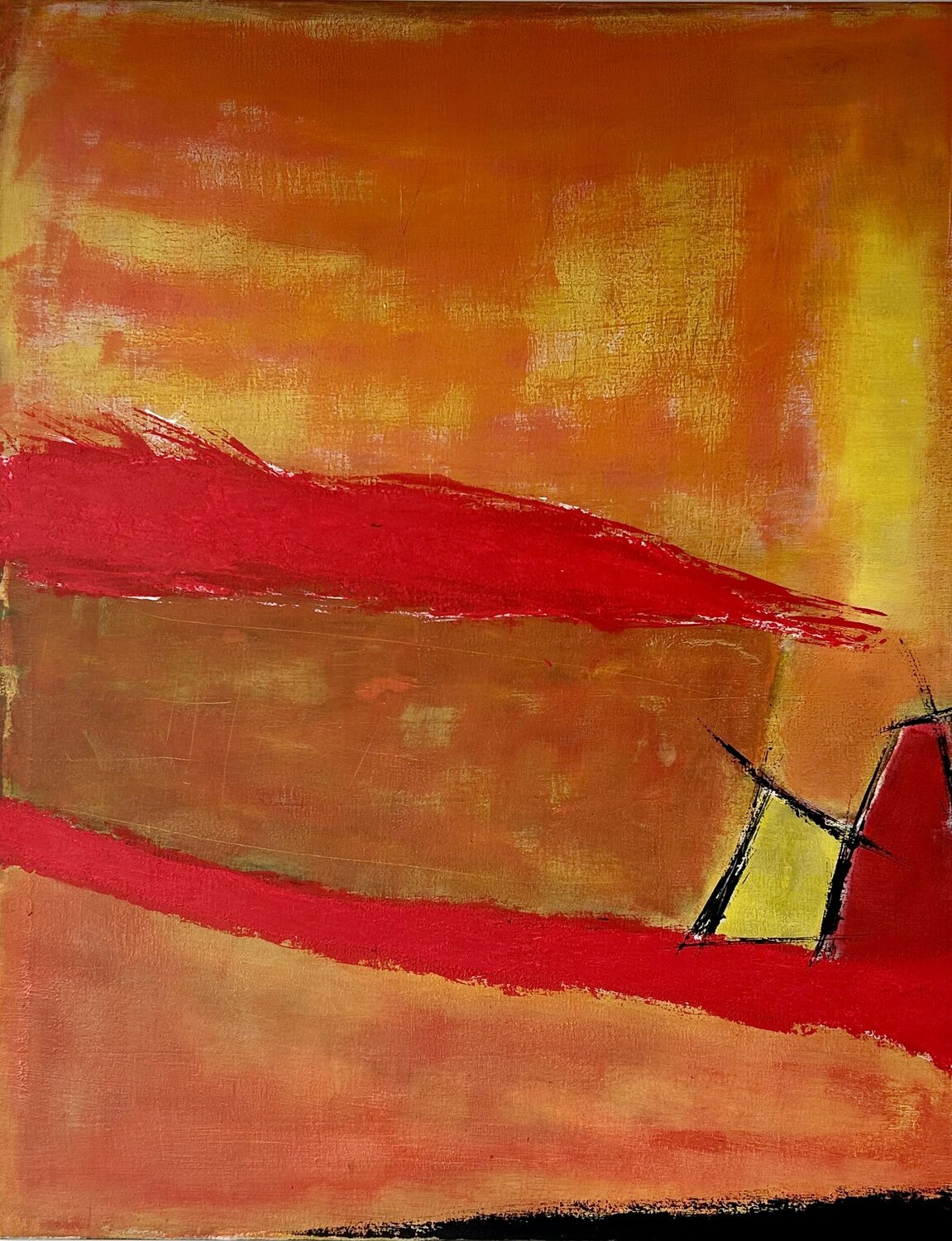 Tranquility Tom Schmid Original painting for sale