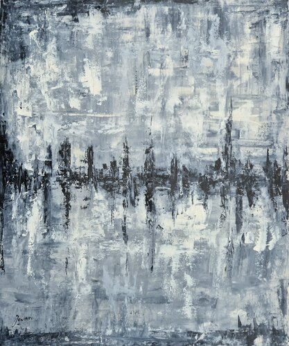 Gray Day Around Town von Jovan Srijemac, Malerei kaufen auf Select