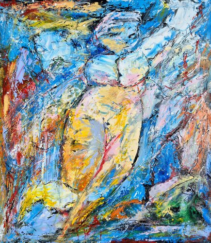 The woman runs von Jovan Srijemac, Malerei kaufen auf Select