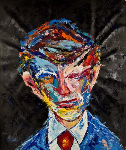 Politician (Shadow leader) von Jovan Srijemac, Malerei kaufen auf Select