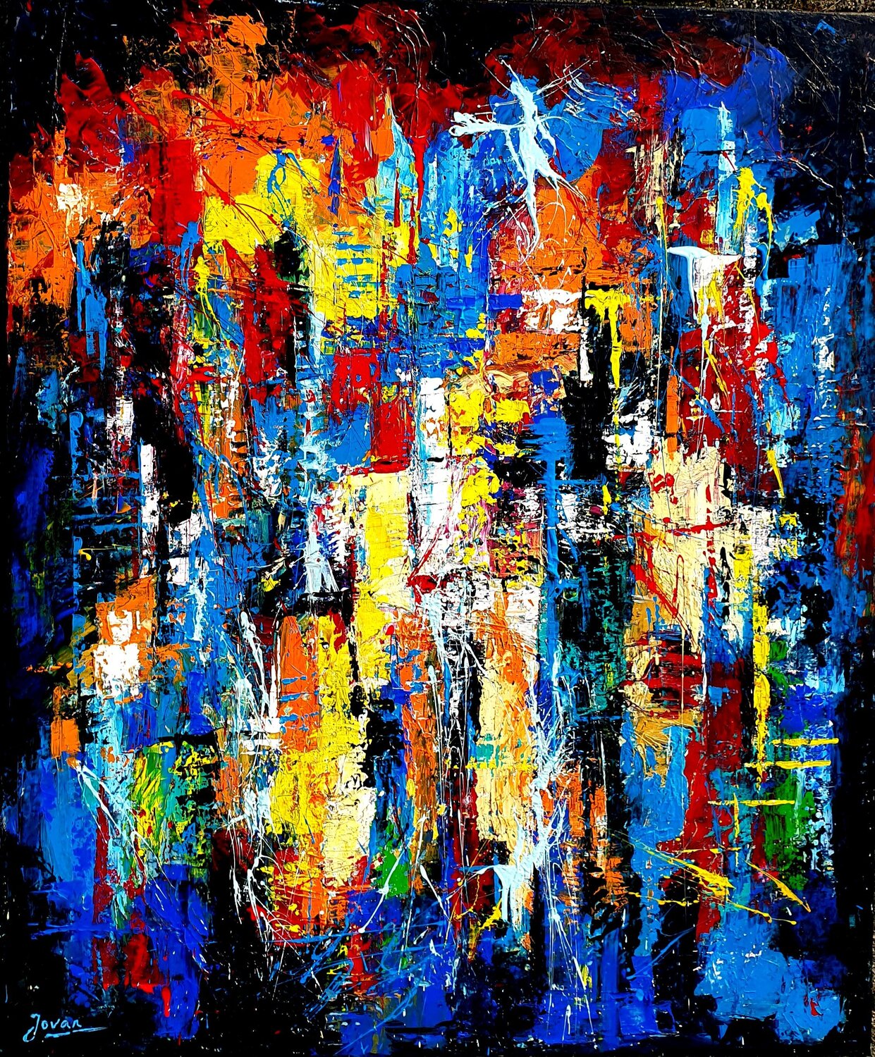 Abstract thought Jovan Srijemac Originalgemälde zu verkaufen