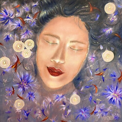 Candlelight by Cæsiliæ, Painting for Sale on Select