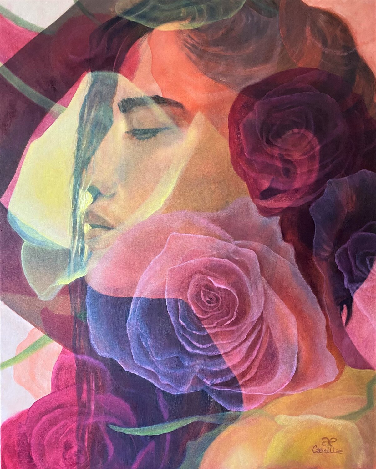 The Fragrance Cæsiliæ Original painting for sale