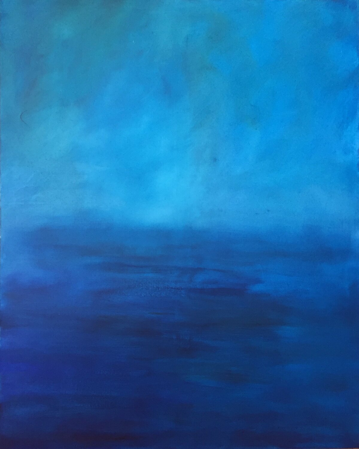The light behind the blue Cæsiliæ Original painting for sale