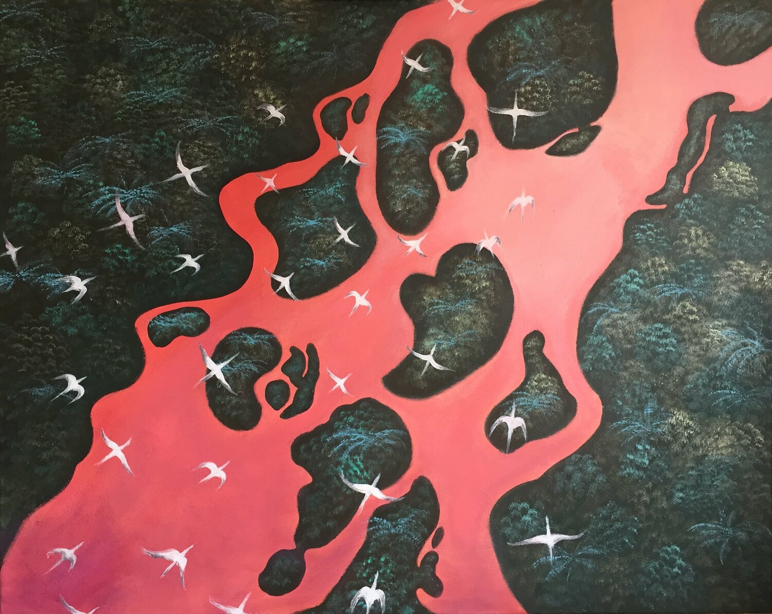 Longevity Cæsiliæ Original painting for sale