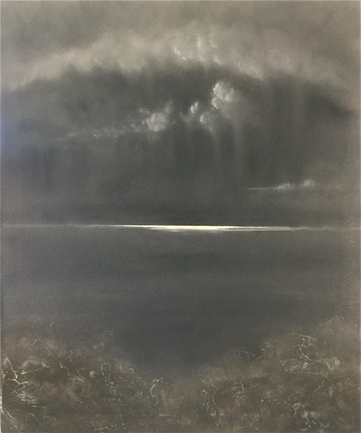 The light behind the storm Cæsiliæ Original painting for sale