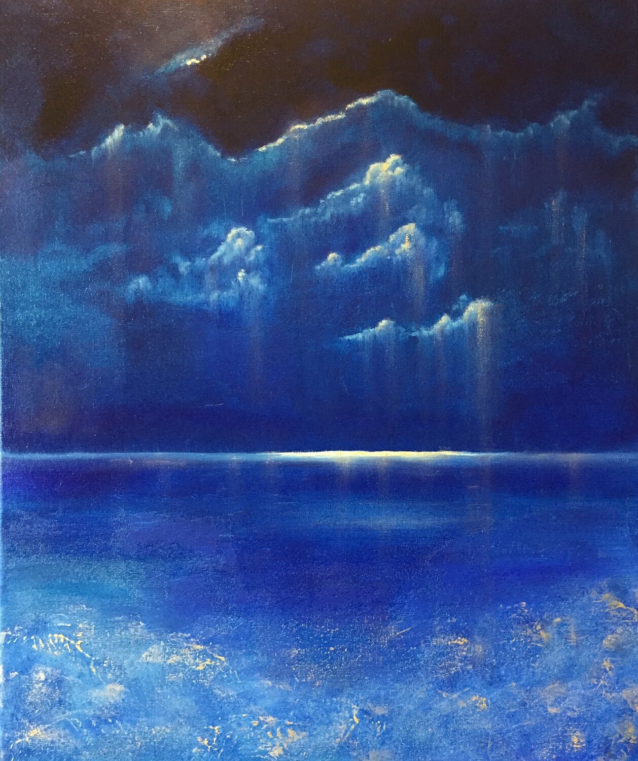 It's raining light Cæsiliæ Original painting for sale