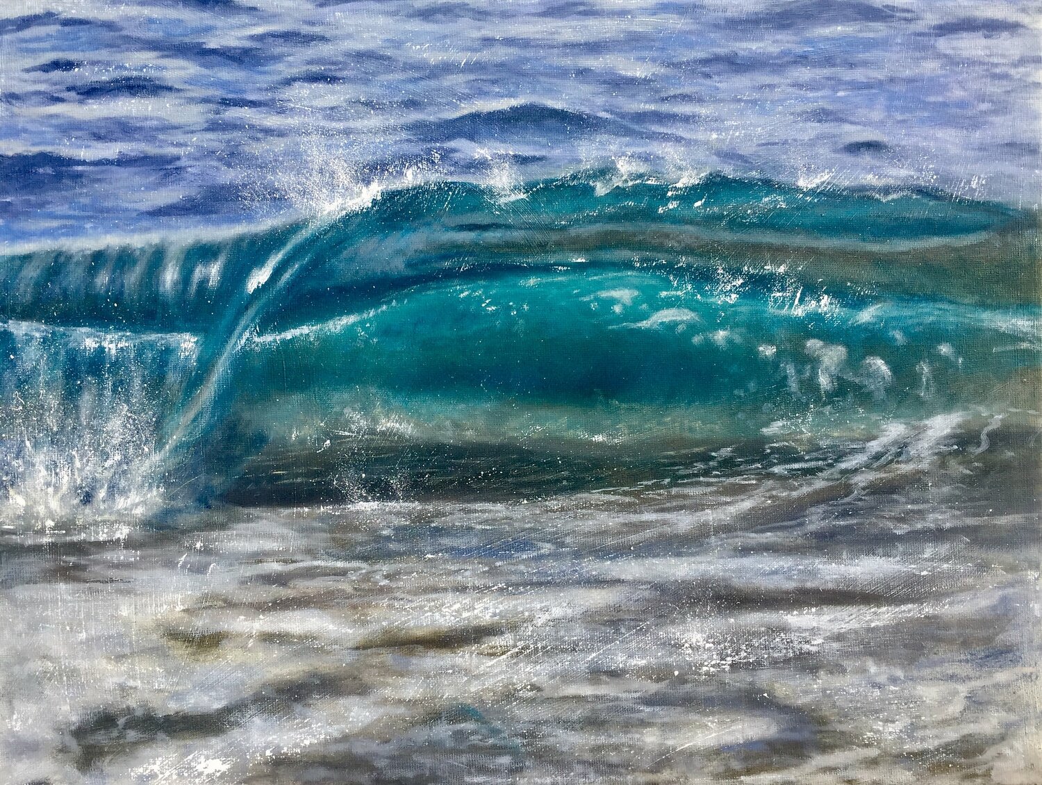 Fizzing Times Cæsiliæ Original painting for sale