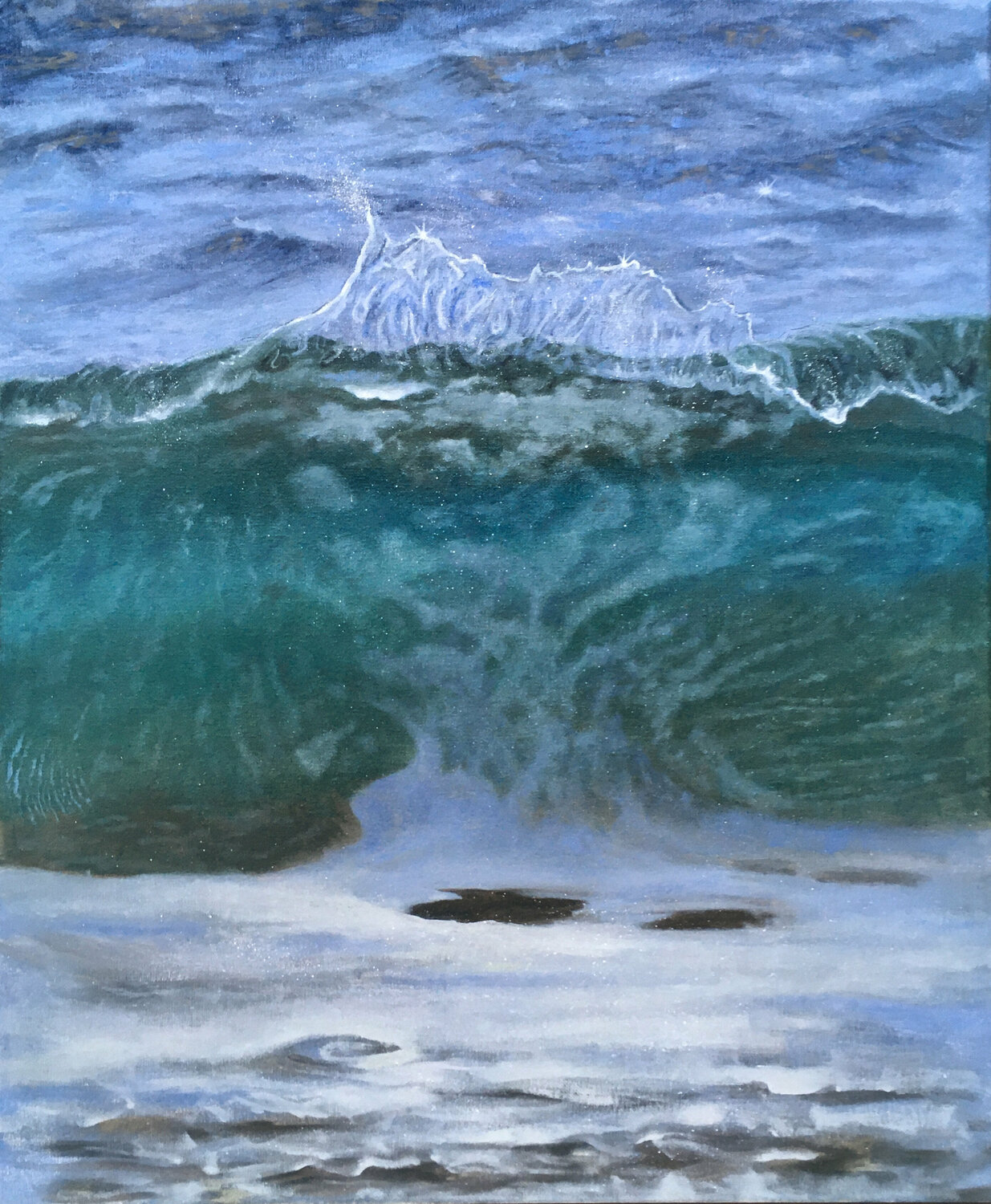 Amplitude Cæsiliæ Original painting for sale