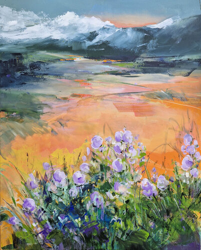 Summer in the mountains II by Irina Laube, Painting for Sale on Select