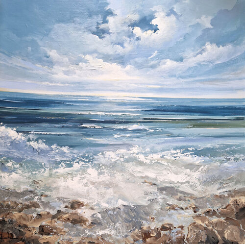 Light at the North Sea by Irina Laube, Painting for Sale on Select
