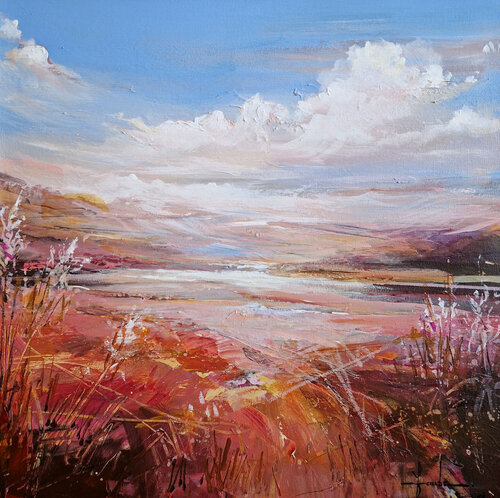 Drifting Cloud Light by Irina Laube, Painting for Sale on Select