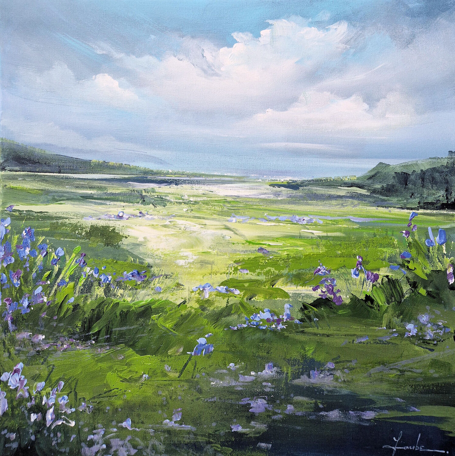 A Quiet Place to Wander Irina Laube Original painting for sale