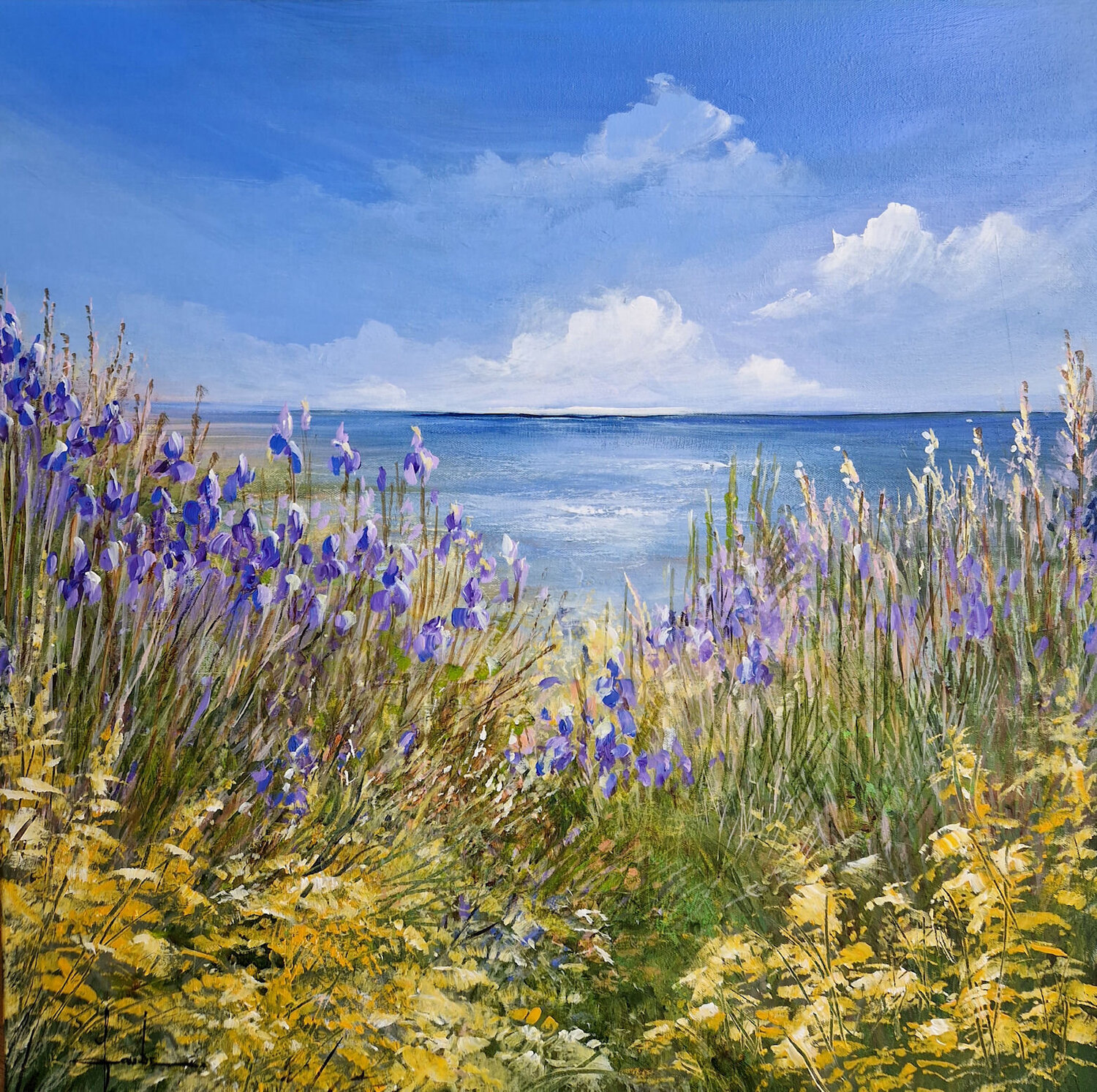 Summer Reverie Irina Laube Original painting for sale