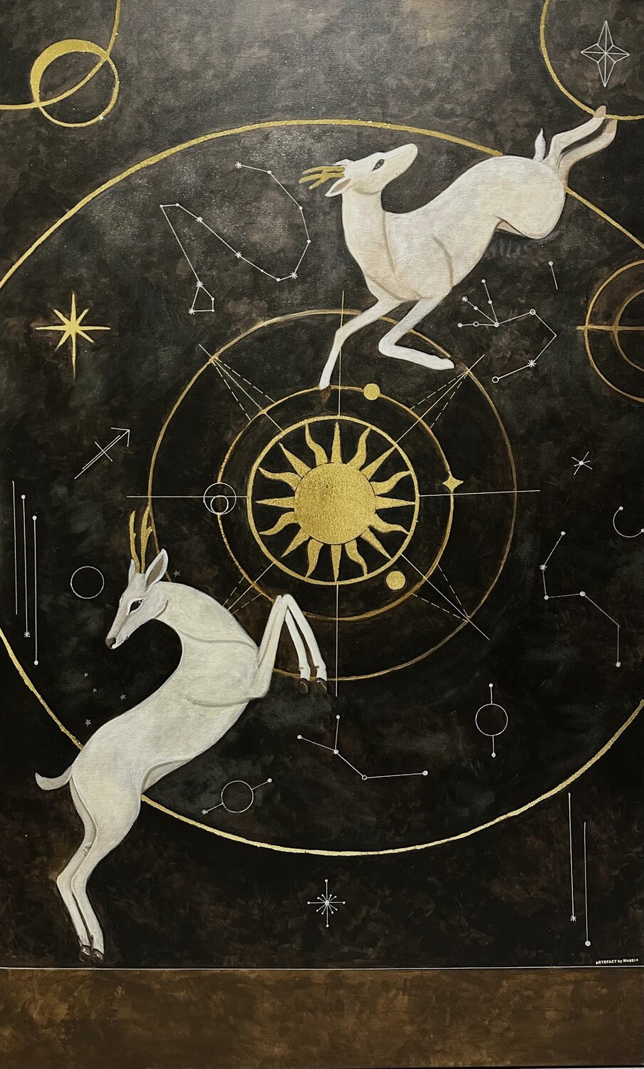 Celestial dance Margarita Kunizheva Original painting for sale