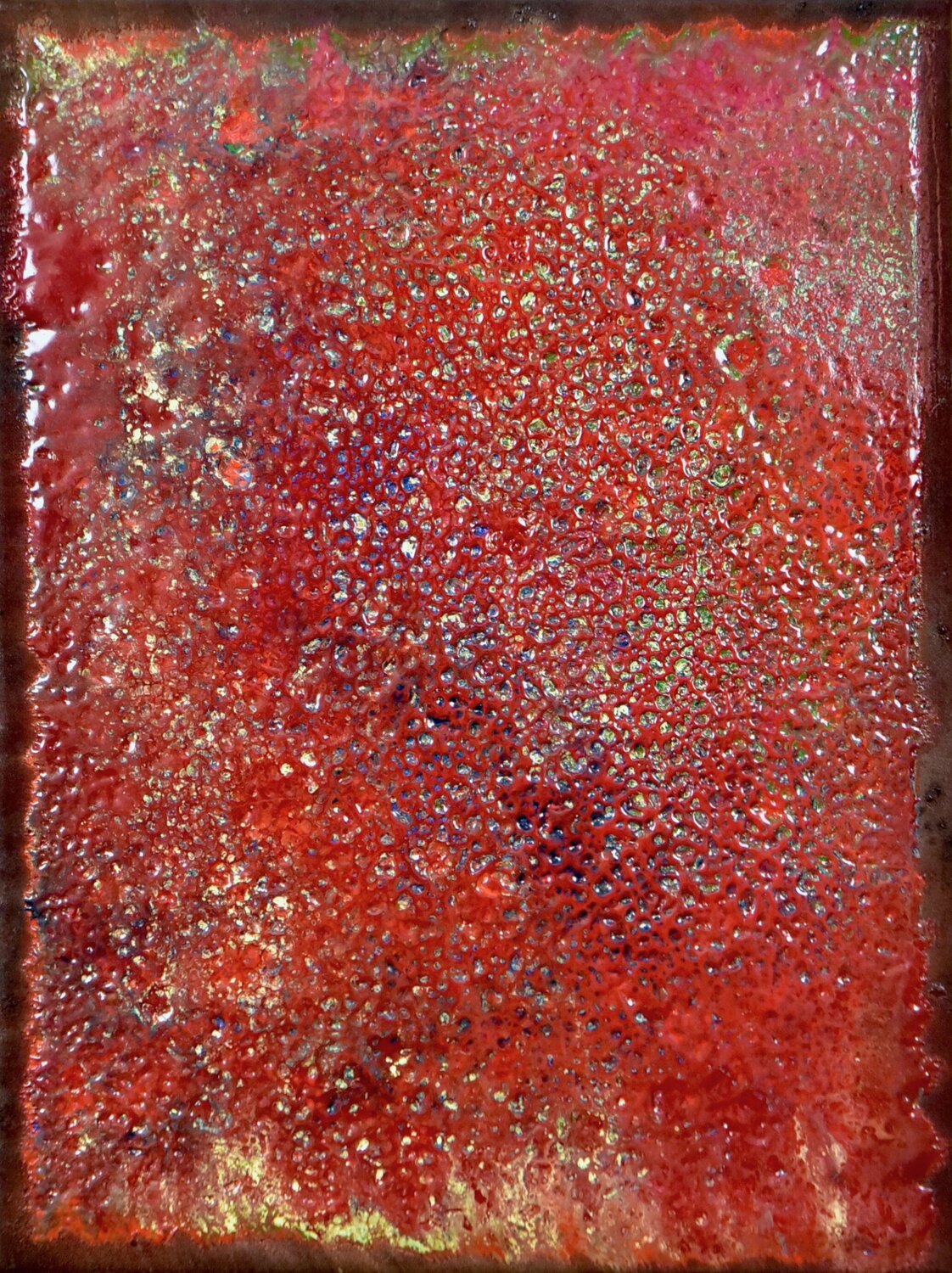 "Rote Erde 02" Thomas Girbl Original painting for sale