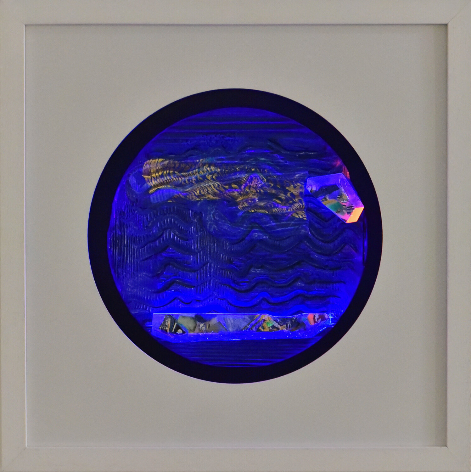"Opaleszierendes Traumfenster" Thomas Girbl Original painting for sale
