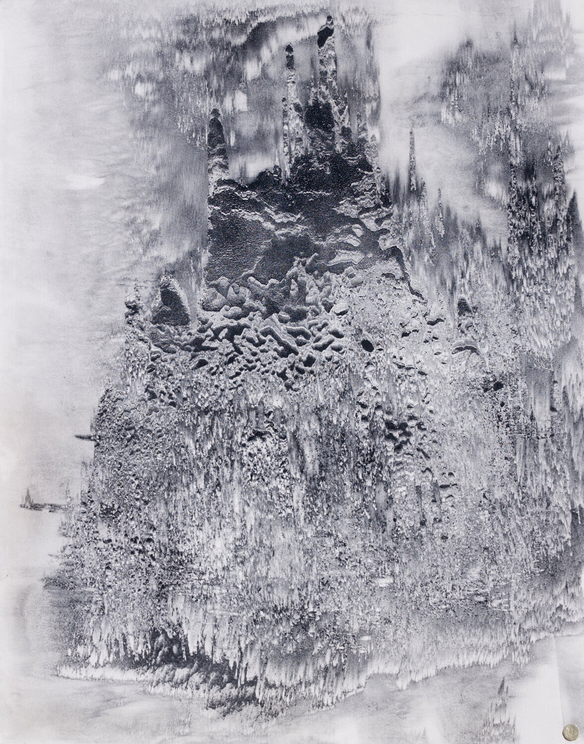 "ECHO AUS KRISTALLINER TIEFE" Thomas Girbl Original painting for sale