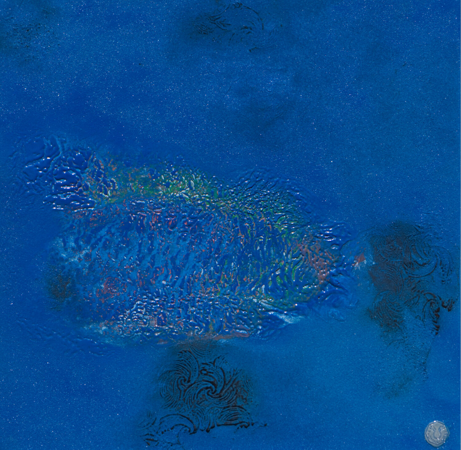 "TIEFSEE-RELIKT" Thomas Girbl Original painting for sale