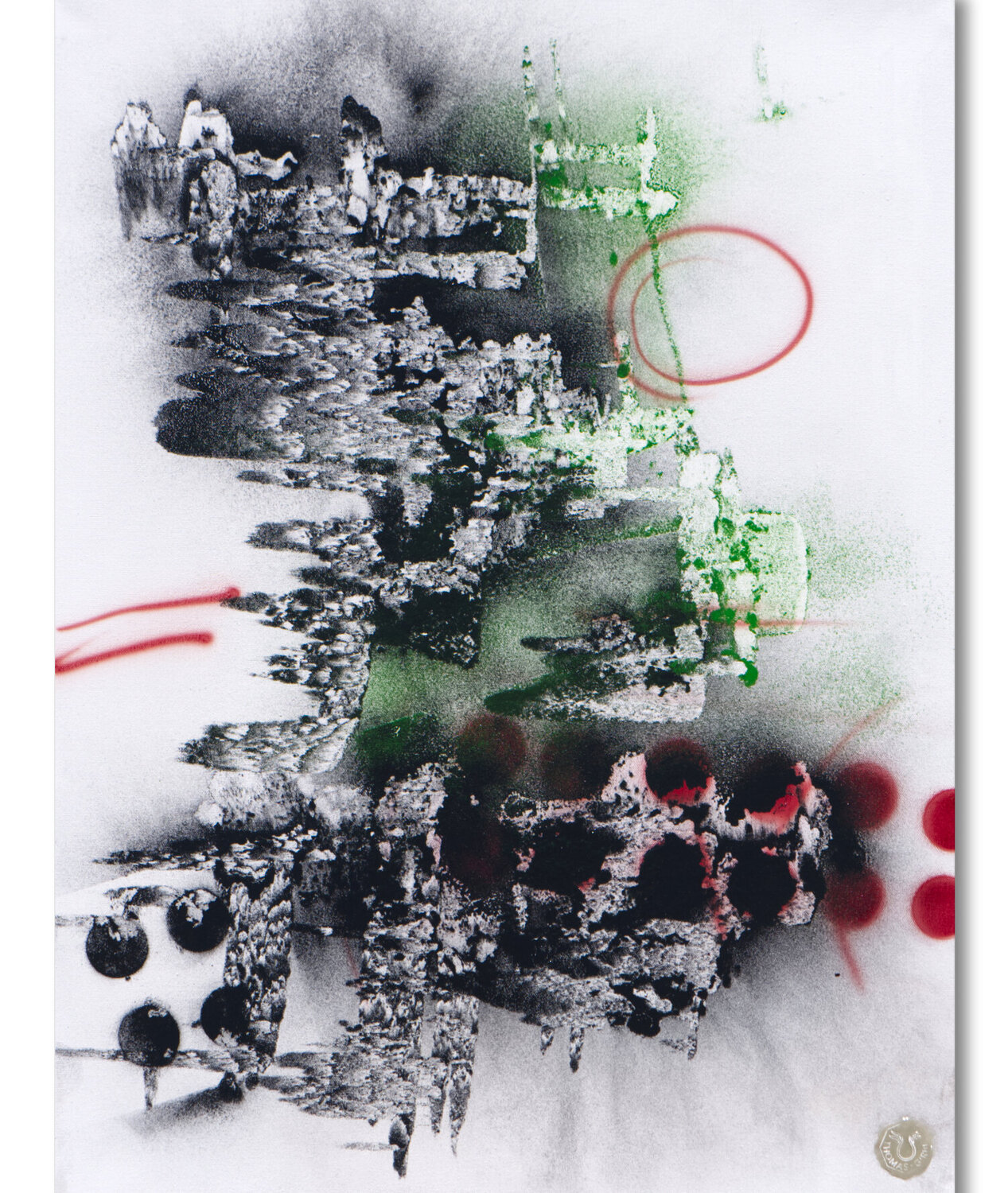 "Secret Engravings" Thomas Girbl Original painting for sale