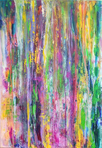 Lichtregen by Petra Kirsten, Painting for Sale on Select