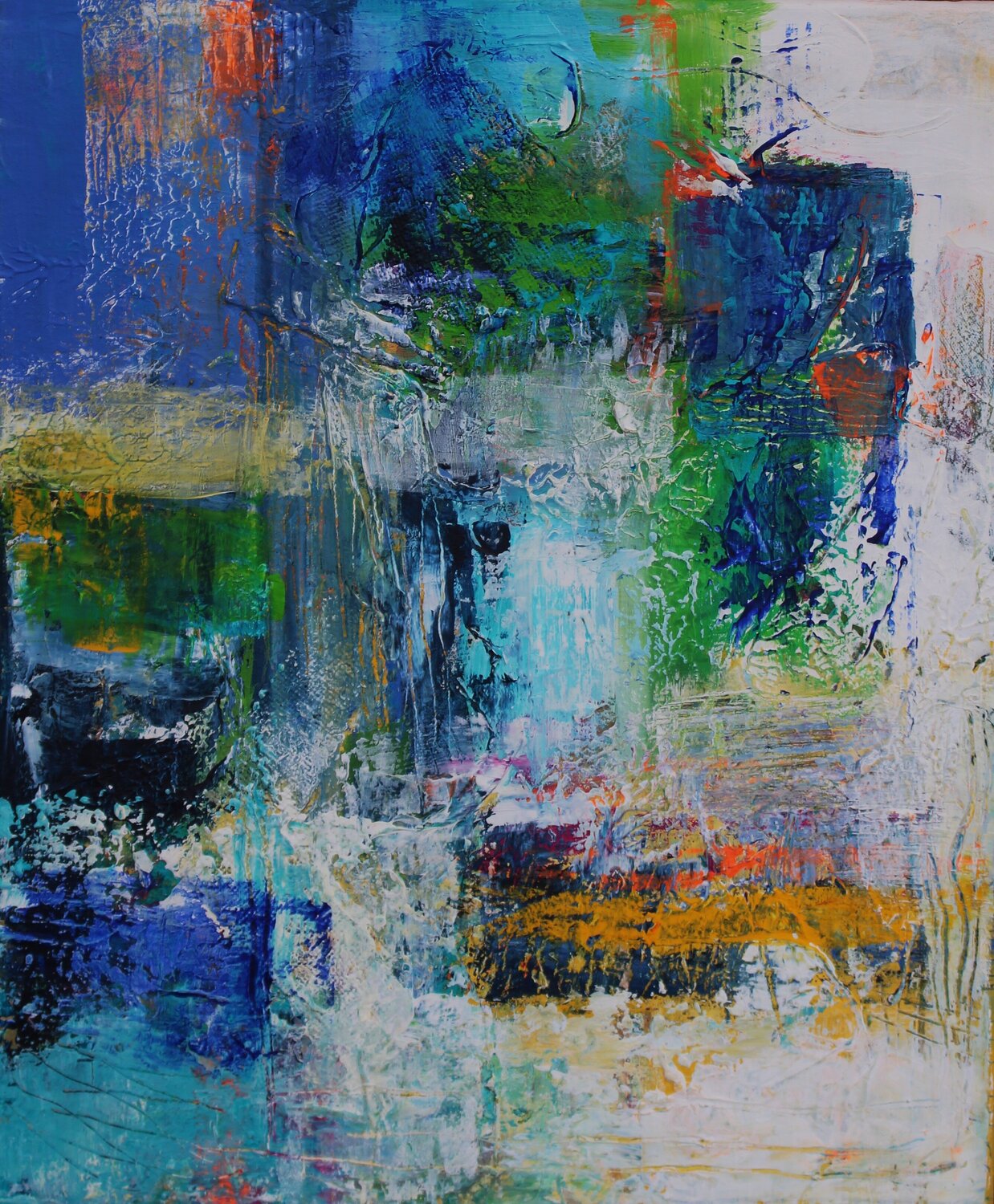 Farben voller Klänge Petra Kirsten Original painting for sale