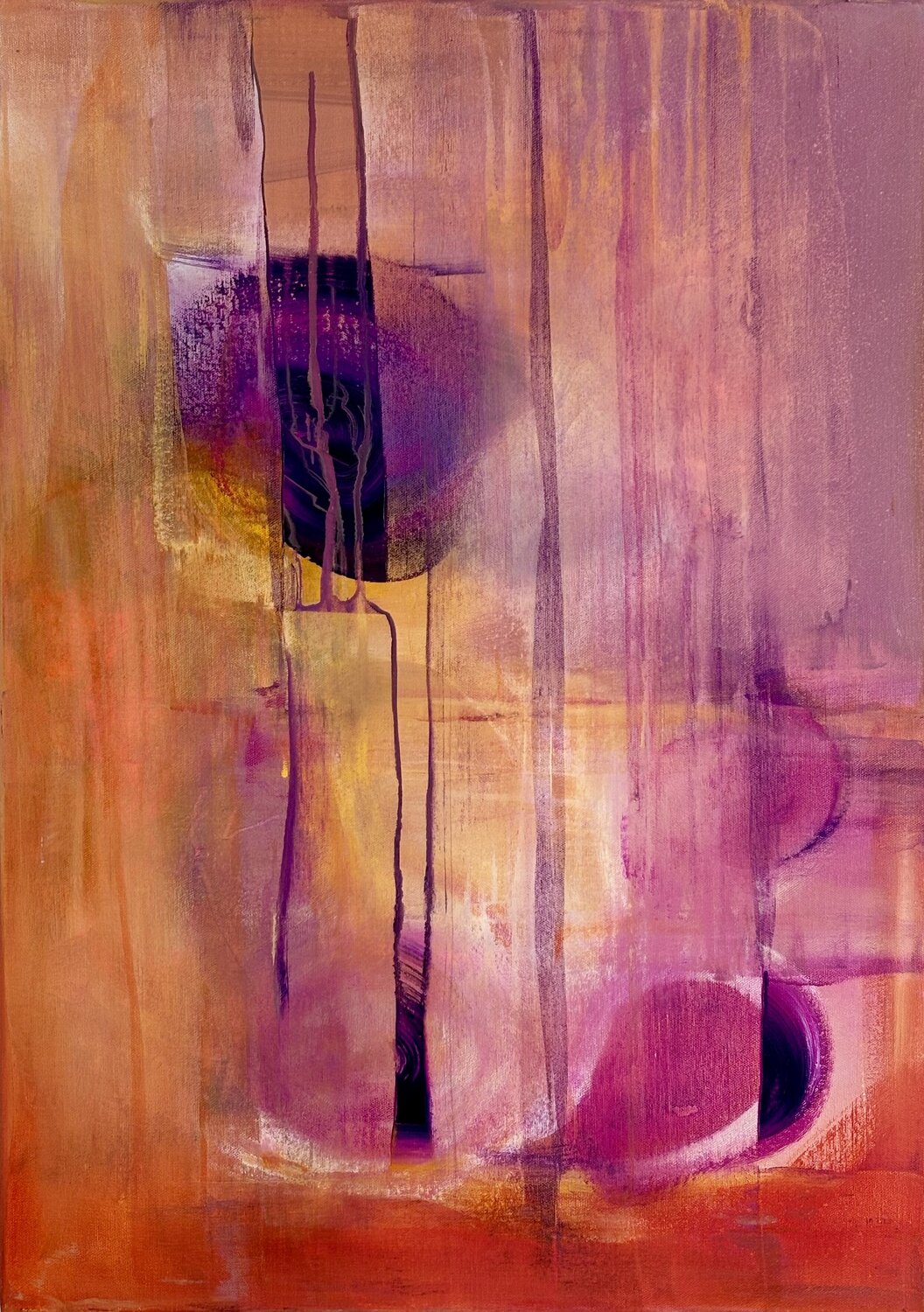 Licht scheint durch Petra Kirsten Original painting for sale