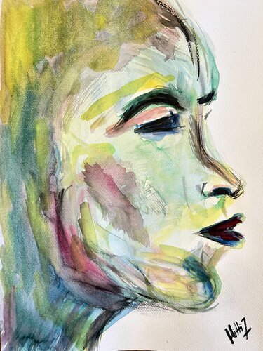 Der Mensch hinter den Farben by Roland Mittermeier, Painting for Sale on Select