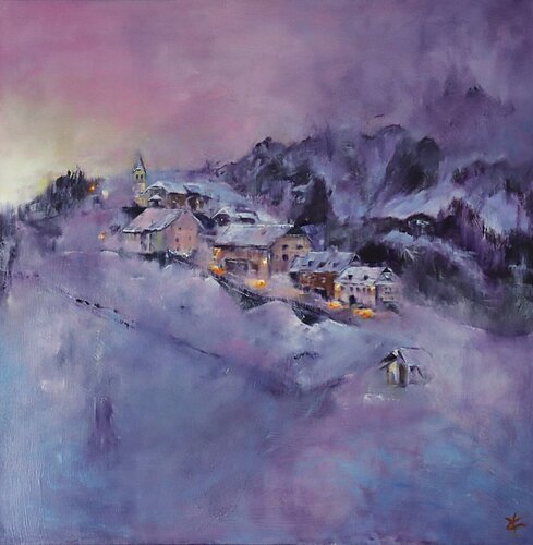 ALBA SUL MONTE LUSSARI by VALNEA CARNIEL, Painting for Sale on Select