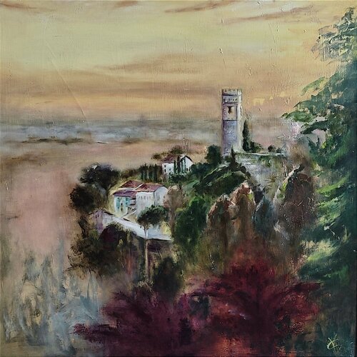 COLLINE FRIULANE...FAGAGNA by VALNEA CARNIEL, Painting for Sale on Select