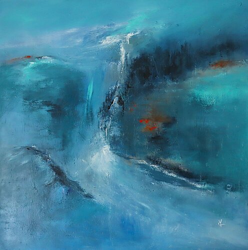 L'ABBRACCIO DELLE VETTE by VALNEA CARNIEL, Painting for Sale on Select