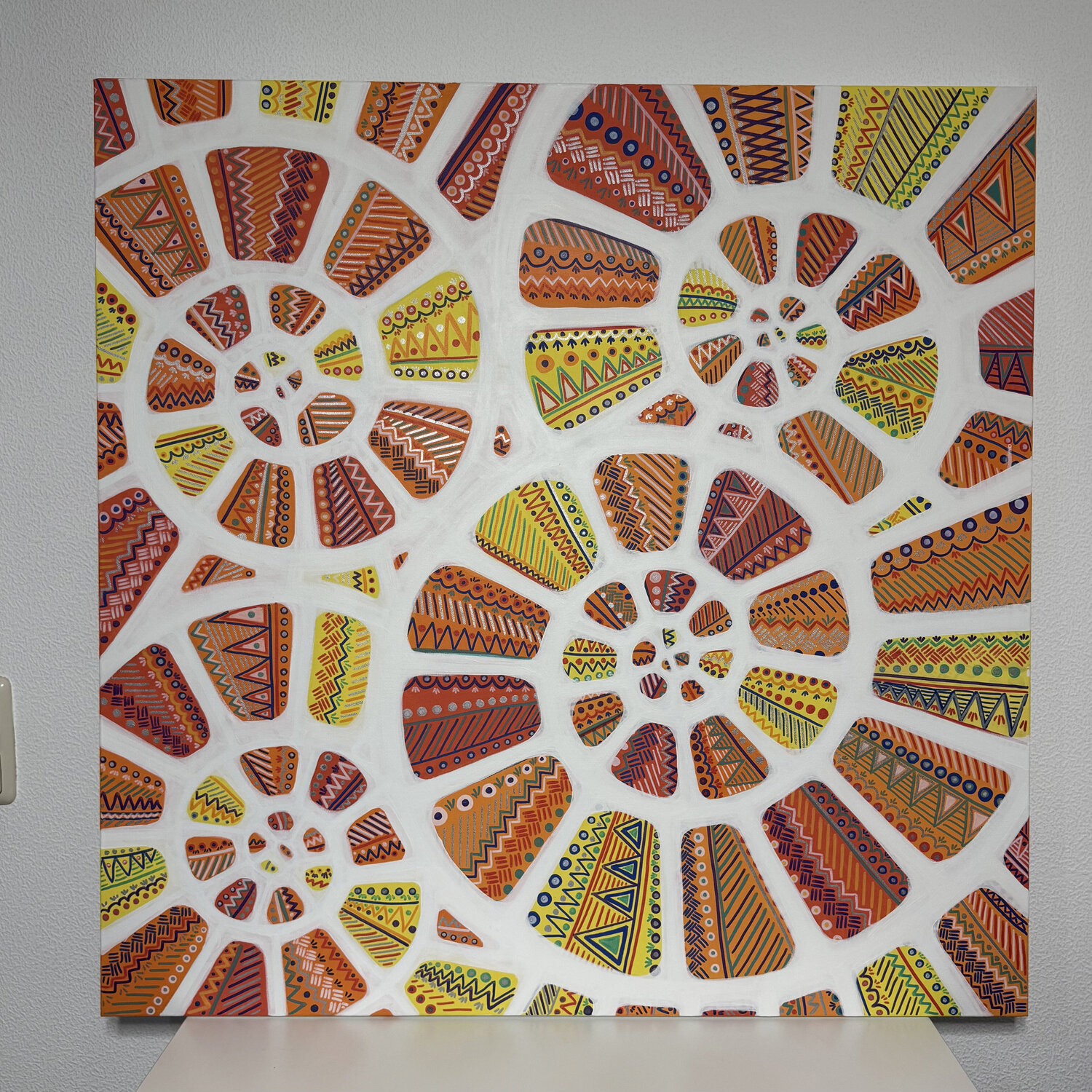 Golden Horizons Kseniia Ivanchenko Original painting for sale
