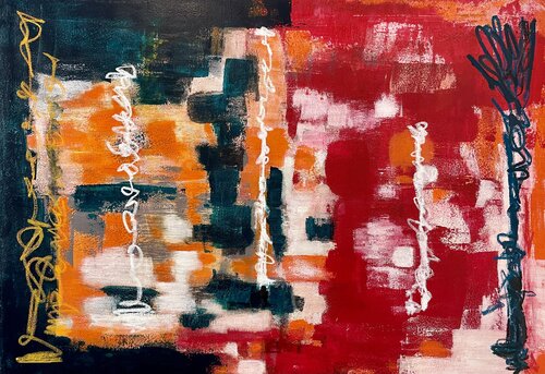 Candy-flip by Denise Jacottet, Painting for Sale on Select