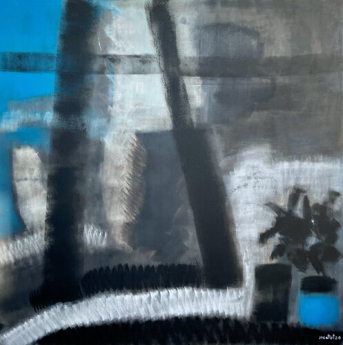 Architektonischer Himmel by Denise Jacottet, Painting for Sale on Select
