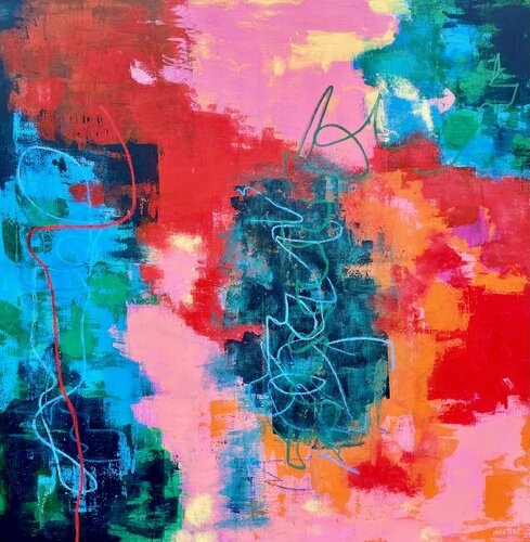 Die Freude der Vorfreude by Denise Jacottet, Painting for Sale on Select