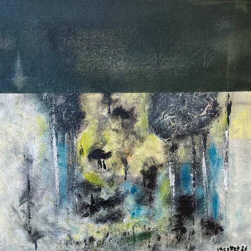 Behind the veil by Denise Jacottet, Painting for Sale on Select