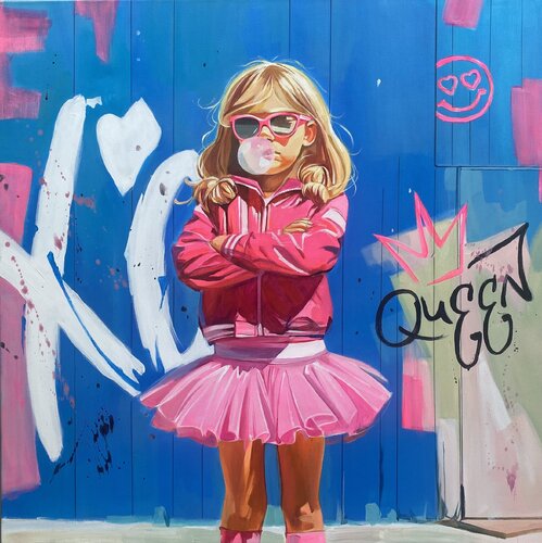 Million Dollar Baby by Mariia Kotiuzhynska, Painting for Sale on Select