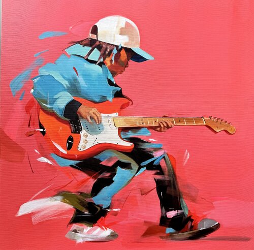 Voodoo Child by Mariia Kotiuzhynska, Painting for Sale on Select