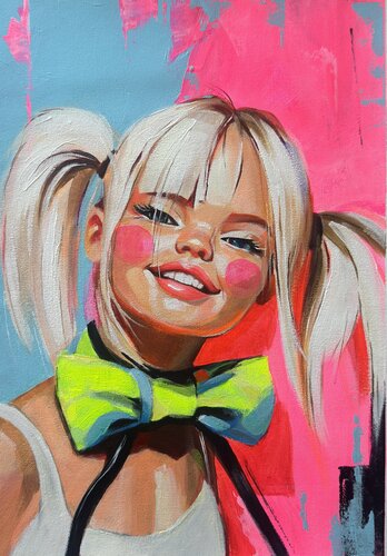 Pop Joy by Mariia Kotiuzhynska, Painting for Sale on Select