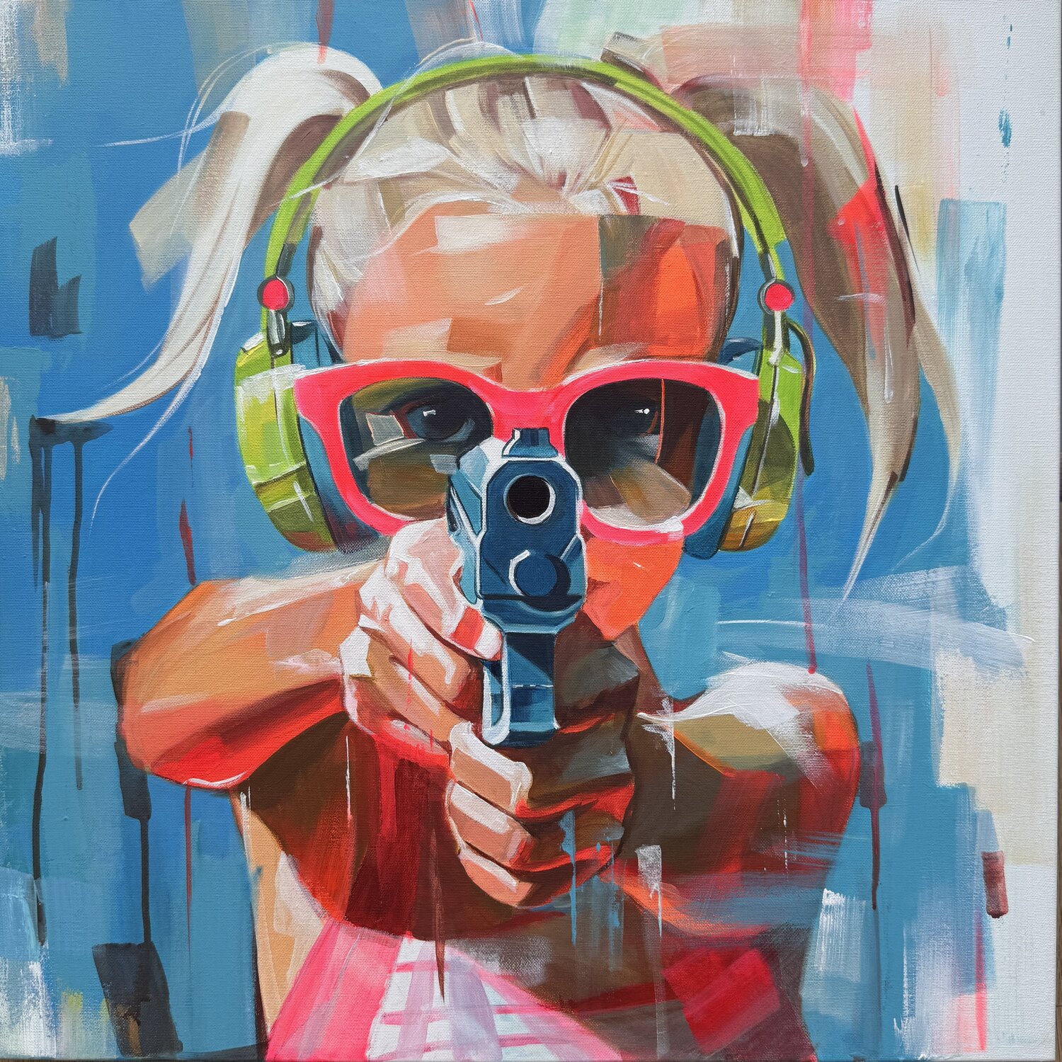 Trick or treat Mariia Kotiuzhynska Original painting for sale