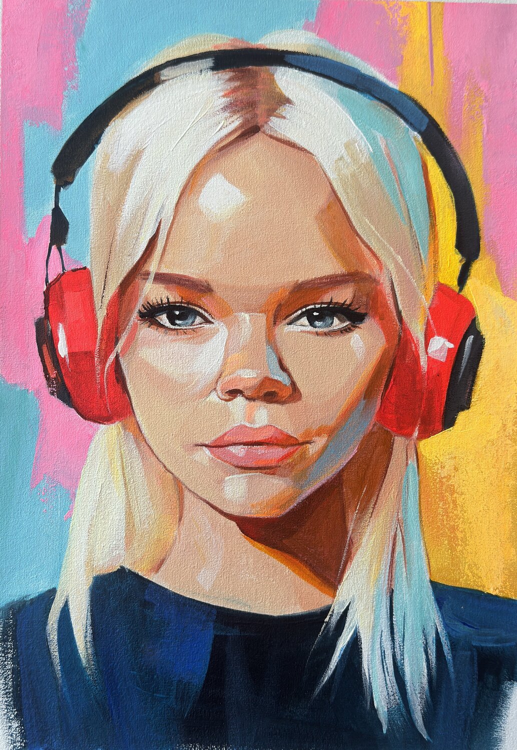Only music Mariia Kotiuzhynska Original painting for sale