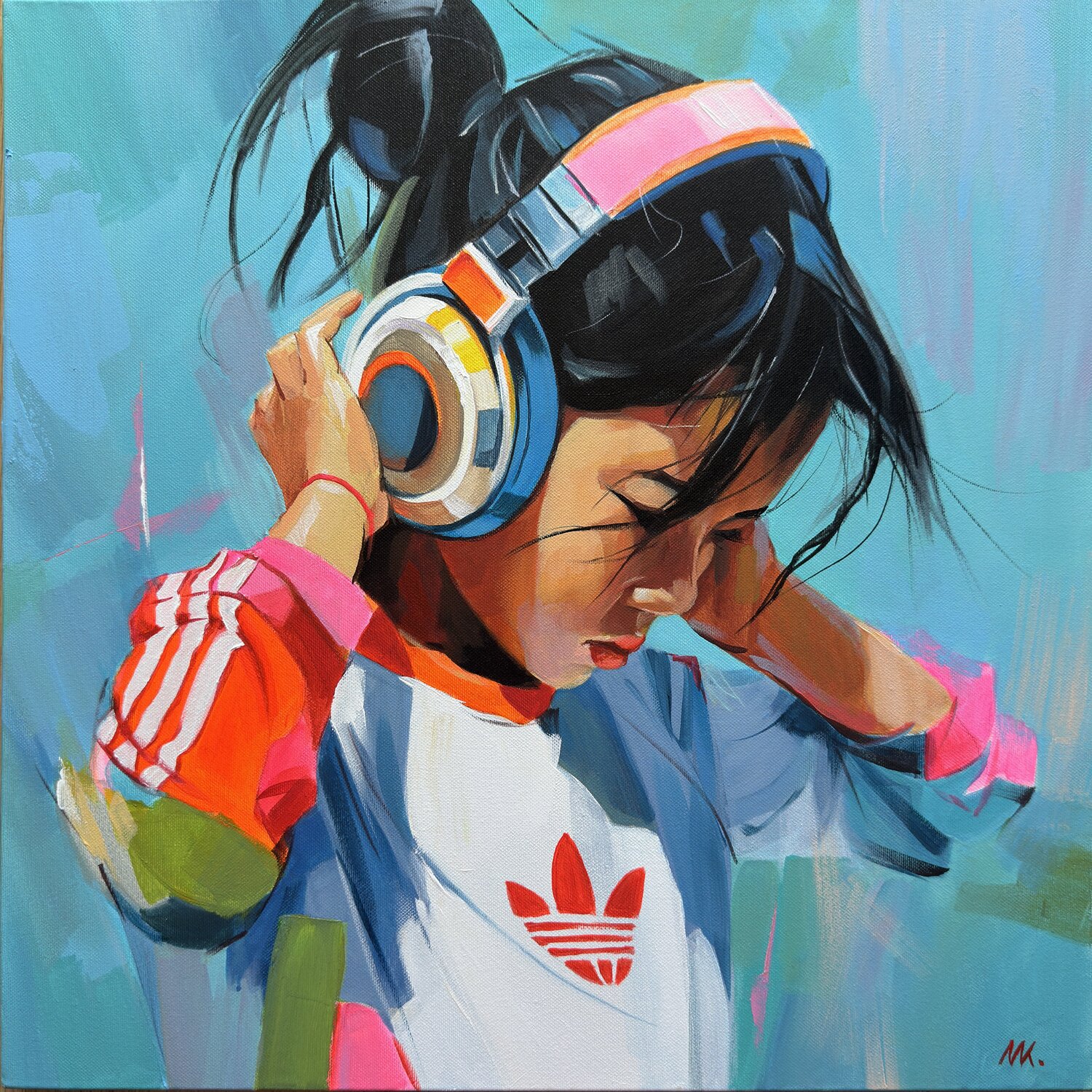 Volume Up Life Mariia Kotiuzhynska Original painting for sale